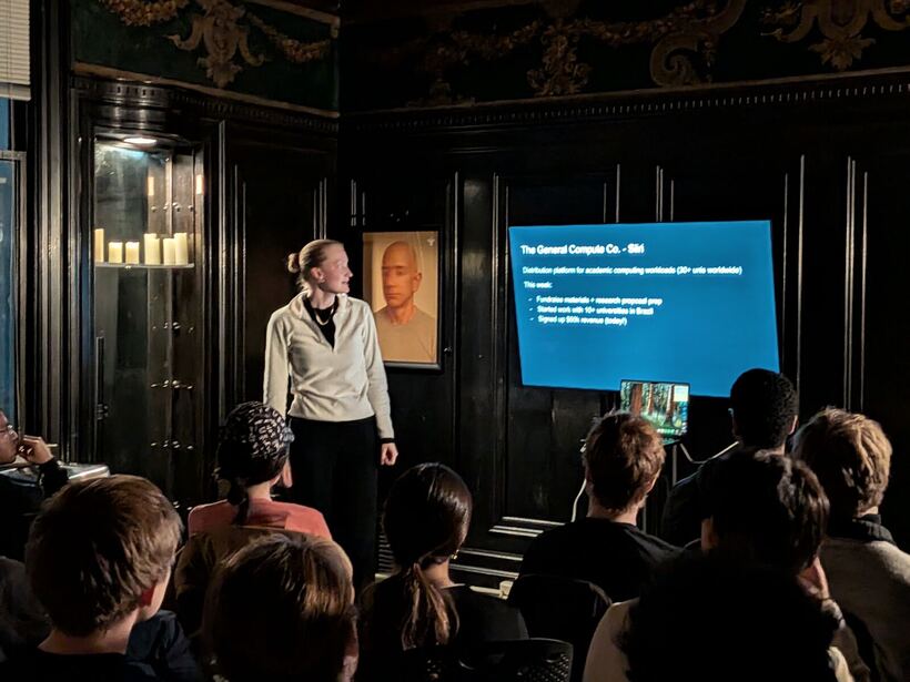 Demo day on stage