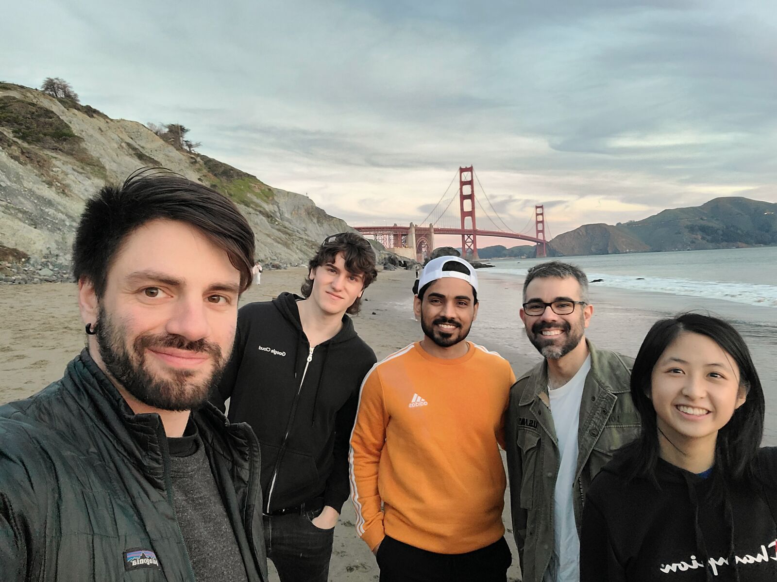 On the coast near the Golden Gate