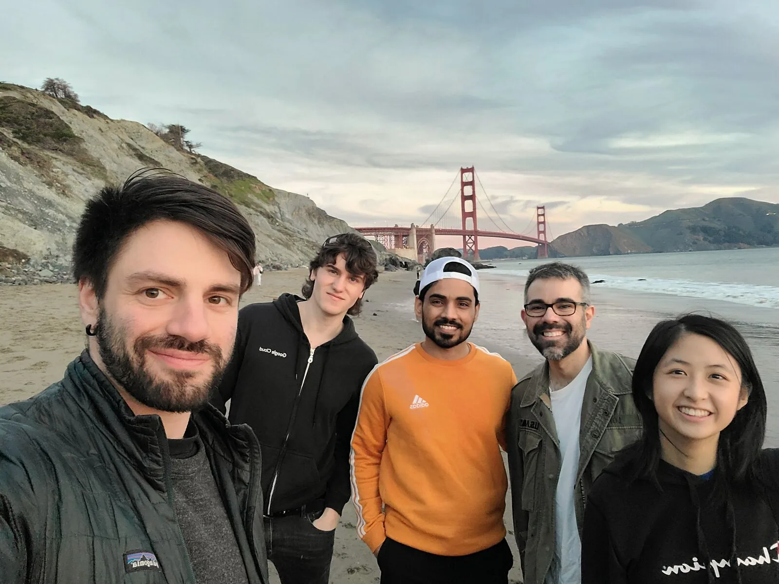 On the coast near the Golden Gate